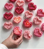 قالب سیلیکونی گل قلبی