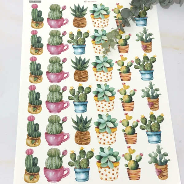 ترانسفر شمع کاکتوس