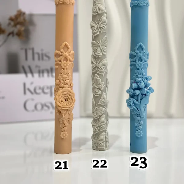 قالب قلمی گلدار