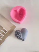 قالب قلب طرح رز