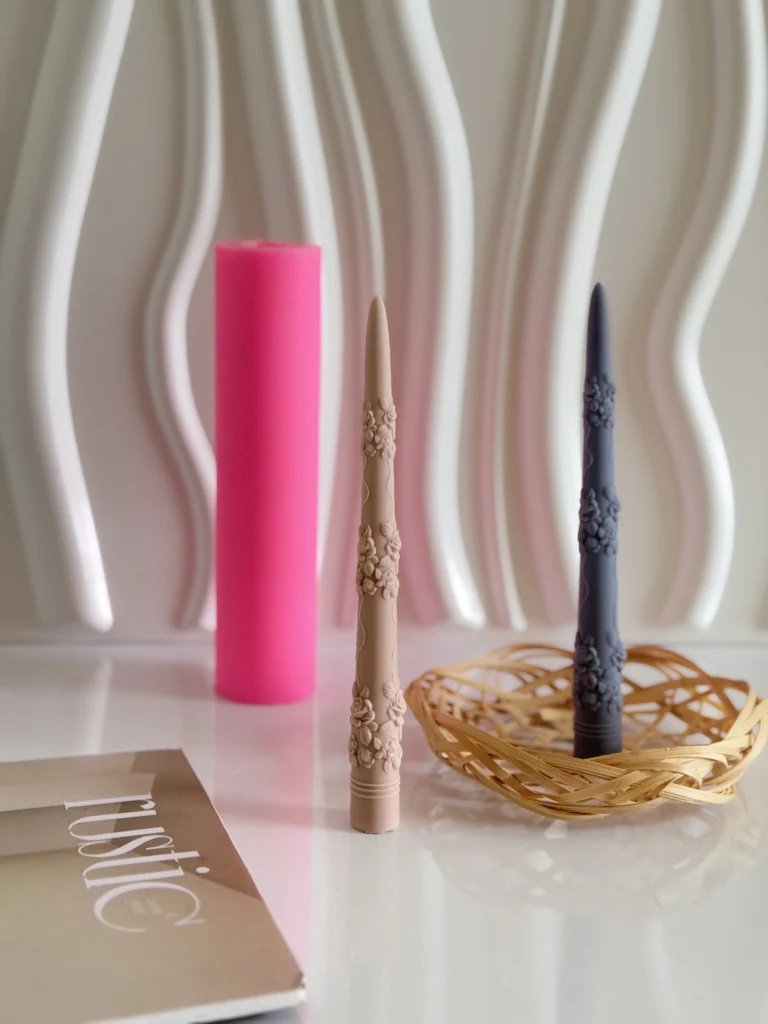 قالب قلمی گل شاخه دار