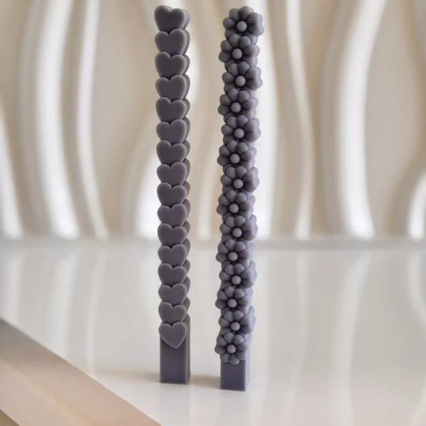 قالب قلمی بابونه و قلبی