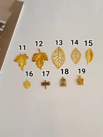 برگ فلزی طلایی