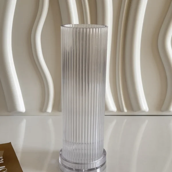 قالب استوانه پلی کربنات شیار دار سر صاف