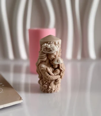 قالب سیلیکونی استوانه روز مادر